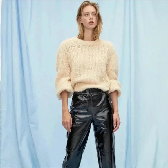 Aritzia Le Fou Wilfred Shimmy Sweater in Giselle Size XS - Picture 4 of 5